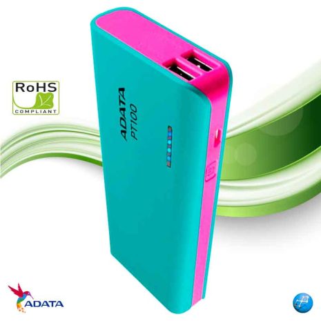 Power Bank 10000 mAh | Adata PT100 6 Power Bank 10000 mAh | Adata PT100