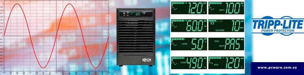 tripp lite smart online ups 1000VA 1kva doble conversion su1000xlcd