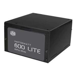 CoolerMaster Masterwatt Lite 600W/ Certificada 80 plus standar /ATX- 20-4 Pin