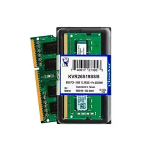 Kingston 8 GB DDR4 2666 MT SODIMM/s Non-ECC Unbuffered CL19 1Rx8 1.2V 260-pin 8Gbit-KVR26S19S8/8
