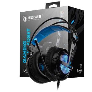 Sades Locust Plus Gaming/Sonido Envolvente 7.1/USB/Luz RGB/Micrófono con aislamiento de ruido