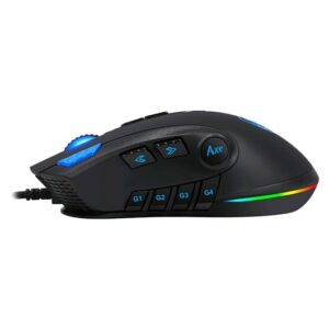 Sades AXE Raton 12 botones/10.000 DPI/RGB Ajustable