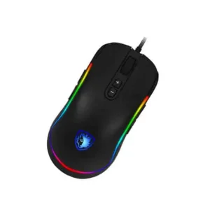 SADES Revolver Gaming 10.000 DPI/9 botones programables/iluminación RGB/Ambidiestro