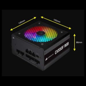 Corsair CX750F RGB 750W/ 80 Plus Bronze/ATX 12 V/ NEGRA-CP-9020237-NA
