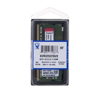 Kingston 8GB DDR4 PC4-3200MHz/CL 22/260 Pin/1.2 V/64Bits/Non-ECC-KVR32S22S6/8