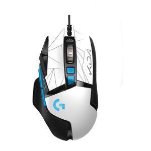 Logitech G502 Hero KDA 25600 DPI/raton de juegos Alto desempeño/RGB/11 Botones programables/400 IPS/1 ms/sensor Hero-910-006052