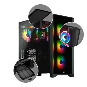 ArmAdAPC ULTRA E2  AMD Ryzen 9 5900X/ SSD 1TB GB M.2/16 GB RAM DDR4/ Board Asus TUF-X570-PLUS-W/ Chasis Corsair ICUE 4000X RGB/ Fuente Cougar 850W 80 Plus Gold |EVC-DYN-R95900X