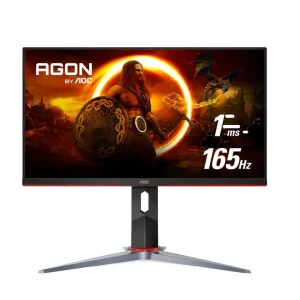 AOC Gaming 24G2S/ 24 pulgadas/ Full HD 1920 x 1080/ Pivot/ 165 Hz 1 ms/ Adaptive-Sync/ negro
