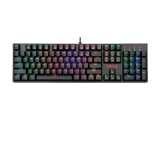 Redragon Surara K582/ RGB Croma/ Switches Rojos/ LED Retroiluminado/ 104 teclas/ 100% anti-ghosting/ Negro