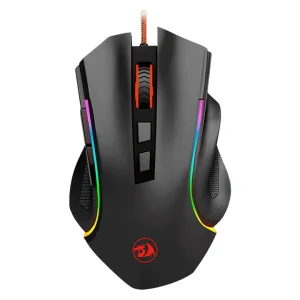 Redragon Griffin M607 RGB/ DPI 600-7200/ 5 Perfiles de DPI/ 3 modos de memoria/Frecuencia 125 Hz-1000 Hz/ RGB Chroma/ 7 Botones programables/Black