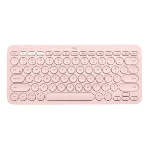 Logitech Multi-device K380/ Bluetooth/ Clic Silencioso/ Rosado