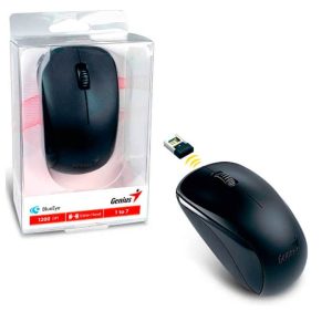 Genius NX7000/Ratón Wireless 2.4 Ghz/1200 DPI/Plug & play/Negro