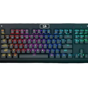 Redragon Dark Avenger K568/ RGB Croma/ Switches Rojos/ LED Retroiluminado/ completo 104 teclas/ 100% anti-ghosting/ Negro