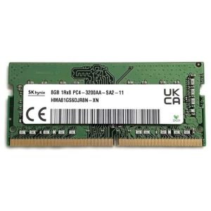 SK Hynix 8GB SODIMM DDR4 3200 PC4 1Rx8/PC4-3200AA-SA2-11 | HMA81GS6DJR8N-XN