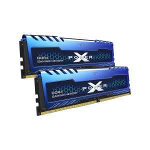 SP XPower 16 GB DR4  3200Mhz DIMM Blindada/2 x 8/ C16 /1.2 V/288 Pines/1.35V UDIMMPC4-25600/Azul |silicon Power- SP016GXLZU320BDA
