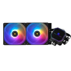 Thermalright Frozen Prism 240 - Enfriador líquido para CPU ARGB/ bomba controlada PWM eficiente de 3300 RPM/2 ventiladores PWM serie TL-E12/ refrigeración por agua/ para AMD AM4/AM5/Intel 1150/1156/1200/1700/2011
