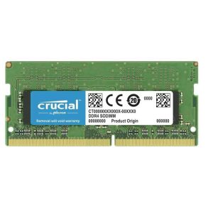 Crucial 4 GB DR4 2666Mhz SODIMM/1x 4GB/CL19 /1.2 V/260 Pines/PC4-25600/CT4G4SFS8266-M8FF