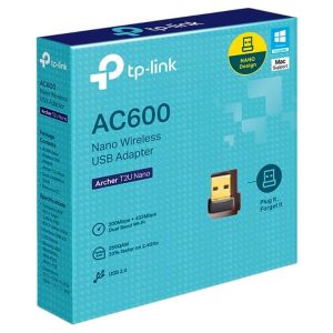 TP LINK Archer T2U Nano AC600/ Adaptador Inalambrico Nano USB/ Tarjeta de Red/ USB 2.0