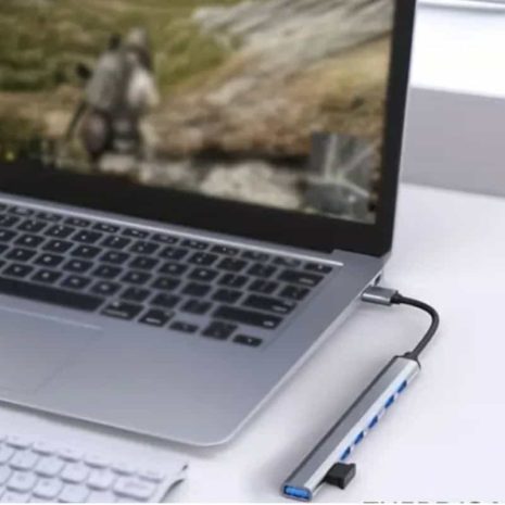 HUBXCO multipuertos USB tipo A-7 en 1_2- HUBXCO multipuertos USB tipo A-7 en 1_2-