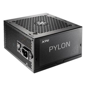 XPG Pylon 650W 80 Plus Bronze/ Frecuencia  50Hz - 60Hz/ Voltaje 100-240V/ Rodamiento hidráulico/ Negra/ Pylon650B-BKCUS