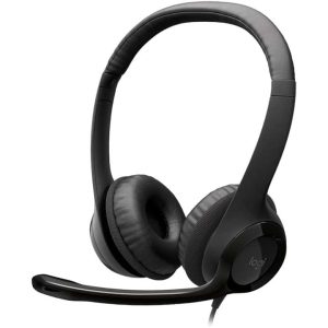 Logitech H390/ USB plug-and-play/ Controles integrados/ Ajustable/ microfono con cancelacion de ruido/ cable 1.9 metros / Negro/ 981-000014