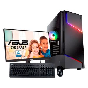 ArmAdAPC FORGE  AMD Ryzen 5 4600G (3.7 GHz)/ SSD 512 GB M.2/ Asus Prime A520M/ RAM 8 GB DDR4/ Chasis Cougar MX360 RGB/ Fuente Cougar Atlas 650W/ Monitor Asus VY229HE 22 Pulgadas/ Combo Mouse y Teclado-SEOEVC-R548G