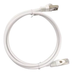 HUBXCO Cable de Red UTP CAT7/ 1.5 Metros/ Enchufe modular RJ45/ Conexión Blindado 10 Gb/ Blanco