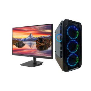 ArmAdAPC 9051CMPX-900 AMD Ryzen 5-5600GT(3.9-4.6GHz)/ Geforce RTX 3050 OC 6GB/ RAM 16GB/ SSD 500GB/ Monitor de 24 Pulgadas/ ASUS Prime A520M-A/ Fuente 700W/ Chasis MLHQ-10 BK/ Combo teclado y Mouse Alambrico