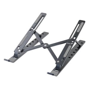 Genius G-Stand M250/ Base en aleasion de aluminio y goma/ ajustable en 7 niveles/ Carga máxima de 15KG/ plegable/ Iron Grey
