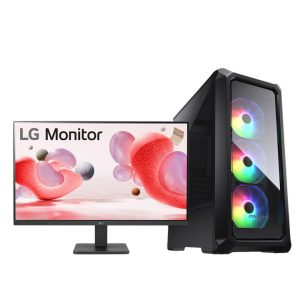 ArmAdAPC DA87-E47N38 AMD Ryzen 7-8700G (4.2 - 5.1 GHz)/ Board Asus Prime B650M-A AX6/ RAM 16 GB DDR5/ SSD 512 GB/ Chasis Archon 2 RGB Black/ Fuente Cougar Atlas 750/ Monitor de 27 pulgadas/ Combo mouse y teclado