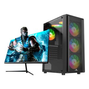 ArmAdAPC MSTR7 AMD Ryzen 7-5700G/ Board MSI B550 PRO-VDH WIFI/ RAM 16GB DDR4/ SSD 1 TB/ Fuente 600 WX 80 Plus White/ Chasis Flow C Black aRGB/ Monitor de 24 Pulgadas